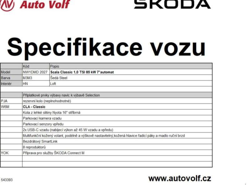 Škoda Scala - hlavní fotka