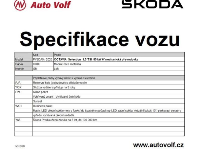 Škoda Octavia - hlavní fotka