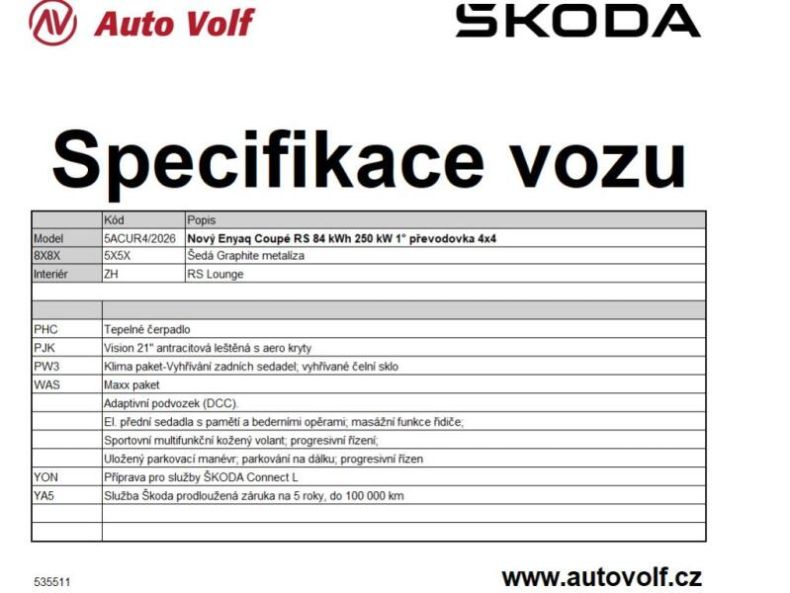 Škoda Enyaq Coupé - hlavní fotka