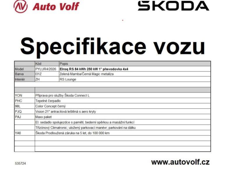 Škoda Elroq - hlavní fotka