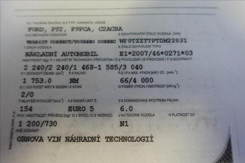 Ford Tourneo - hlavní fotka inzerátu
