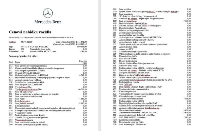 Mercedes Třída GLA - hlavní foto