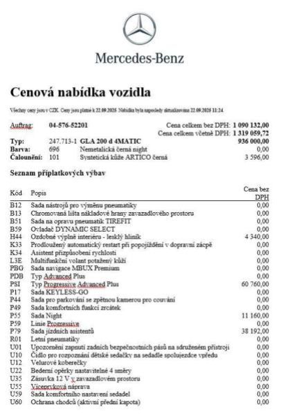 Mercedes Třída GLA - hlavní foto