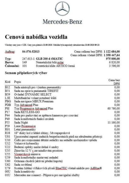 Mercedes GLB - hlavní foto