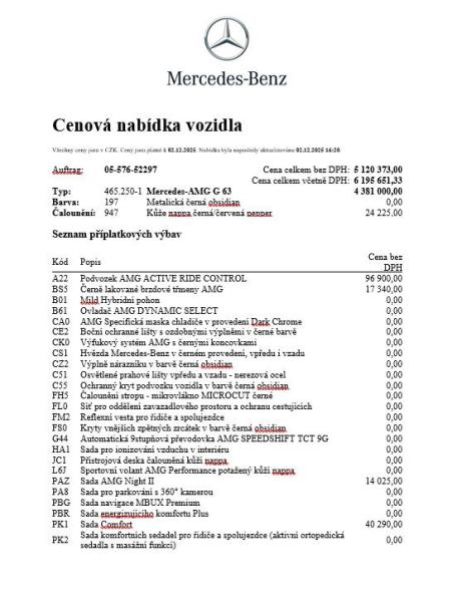 Mercedes Třída G - hlavní fotka