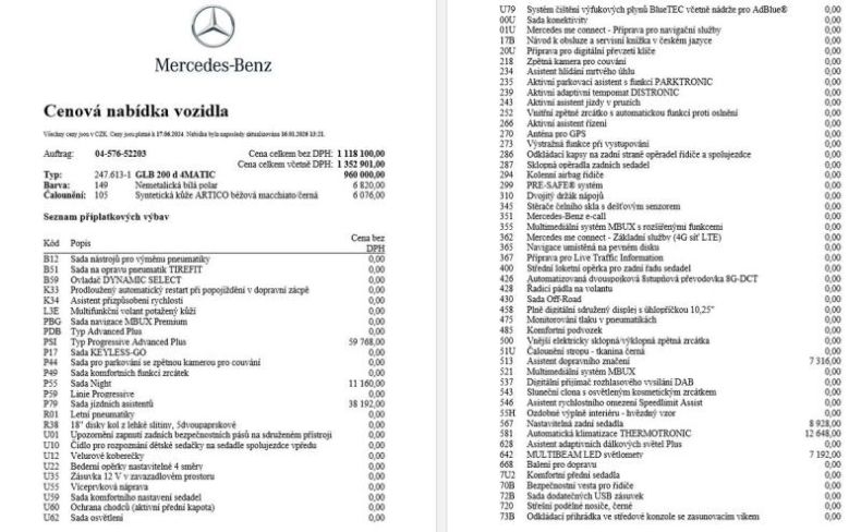 Mercedes GLB - hlavní foto