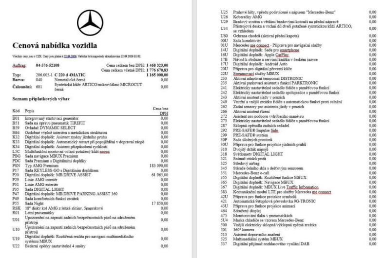 Mercedes Třída C - hlavní foto