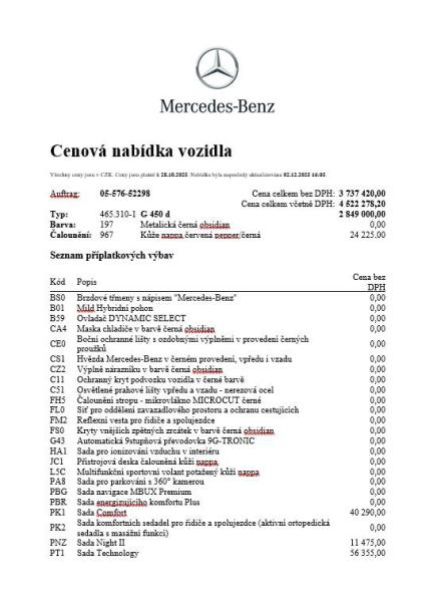 Mercedes Třída G - hlavní foto