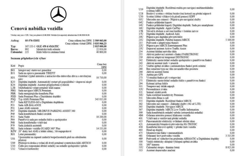 Mercedes GLE - hlavní fotka inzerátu
