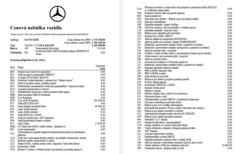 Mercedes Třída C - hlavní foto