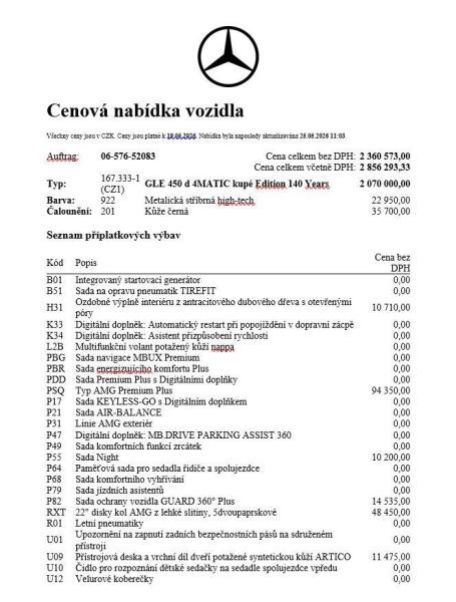 Mercedes GLE - hlavní foto