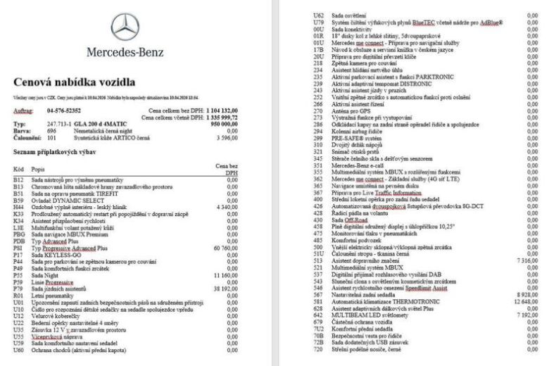 Mercedes Třída GLA - hlavní fotka inzerátu