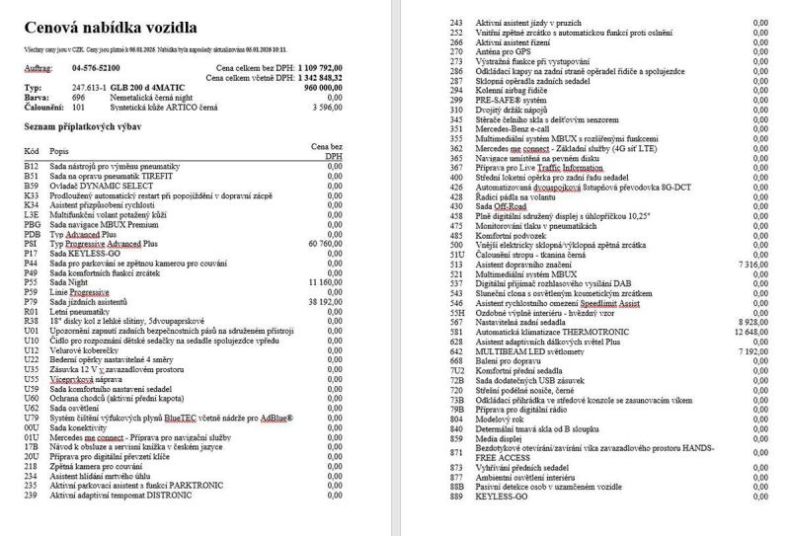 Mercedes GLB - hlavní foto