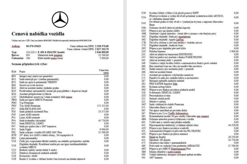 Mercedes Třída E - hlavní fotka inzerátu