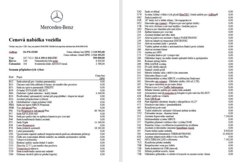 Mercedes Třída GLA - hlavní fotka inzerátu