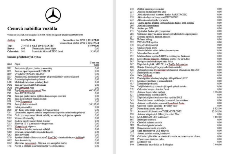 Mercedes GLB - hlavní fotka inzerátu