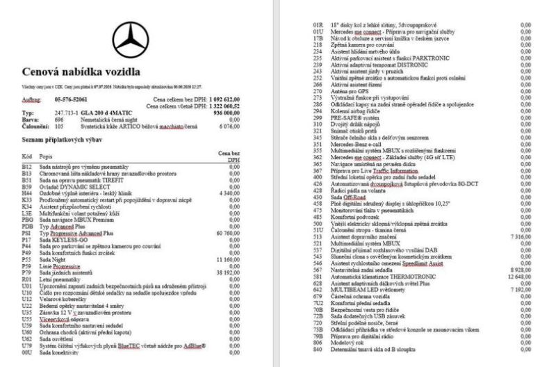 Mercedes Třída GLA - hlavní foto