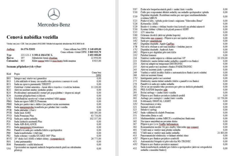 Mercedes Třída S - hlavní foto