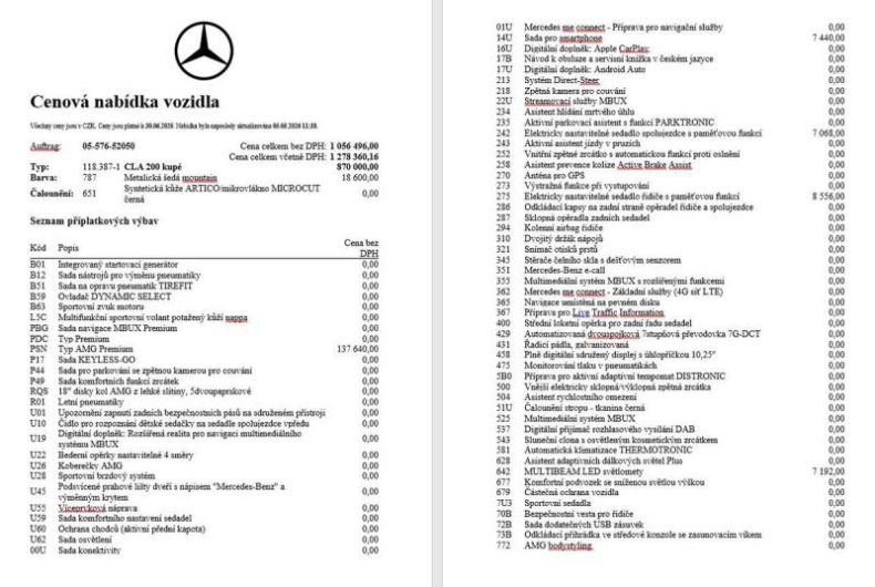 Mercedes Třída CLA - hlavní foto