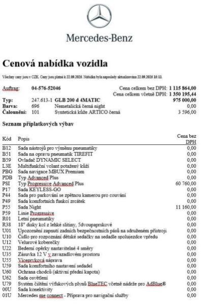 Mercedes GLB - hlavní foto