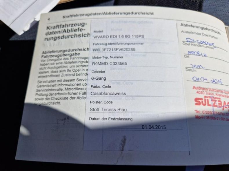 Opel Vivaro - hlavní fotka