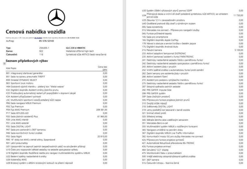 Mercedes Třída GLC - hlavní fotka inzerátu