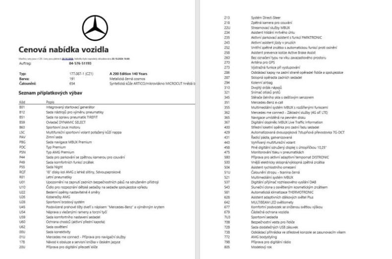 Mercedes Třída A - hlavní fotka