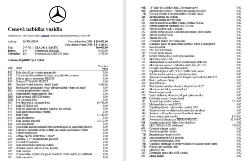 Mercedes Třída GLA - hlavní fotka inzerátu